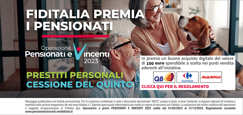 Agenzia Gruppo Sizzi Srl Fiditalia | Brindisi, Taranto, Manduria, Ostuni, Martina Franca, Monopoli | Banner Fidiamo